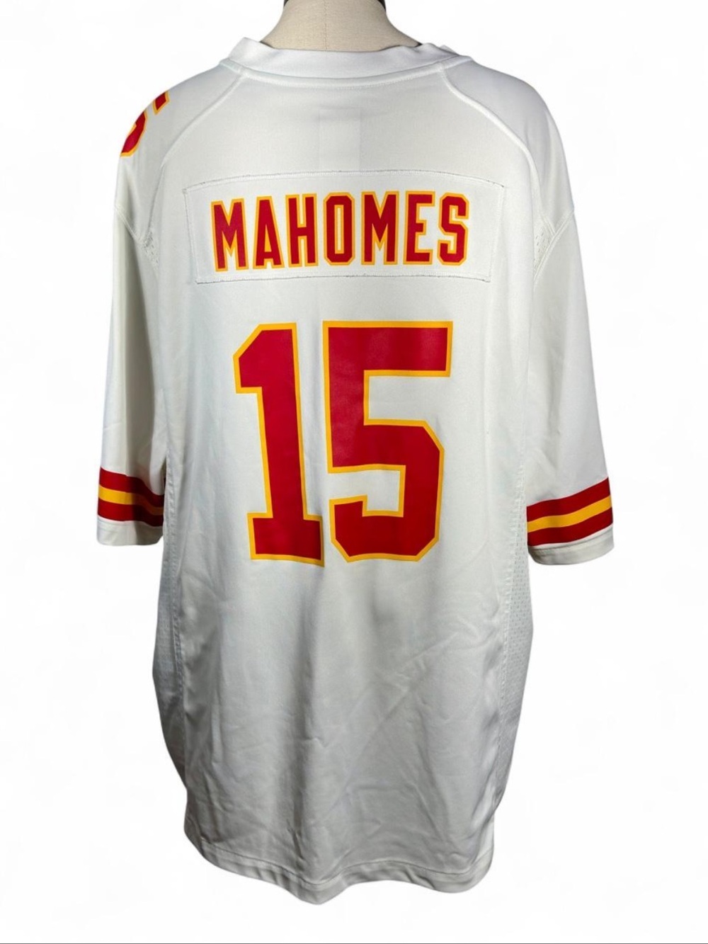 Kansas City Chiefs #15 White Game Jersey